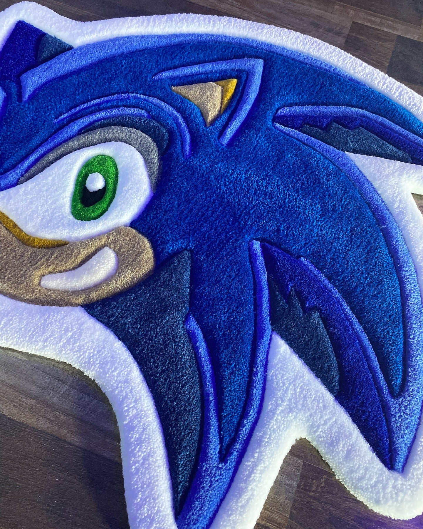 Sonic Hedgehog Custom Tufted Rug