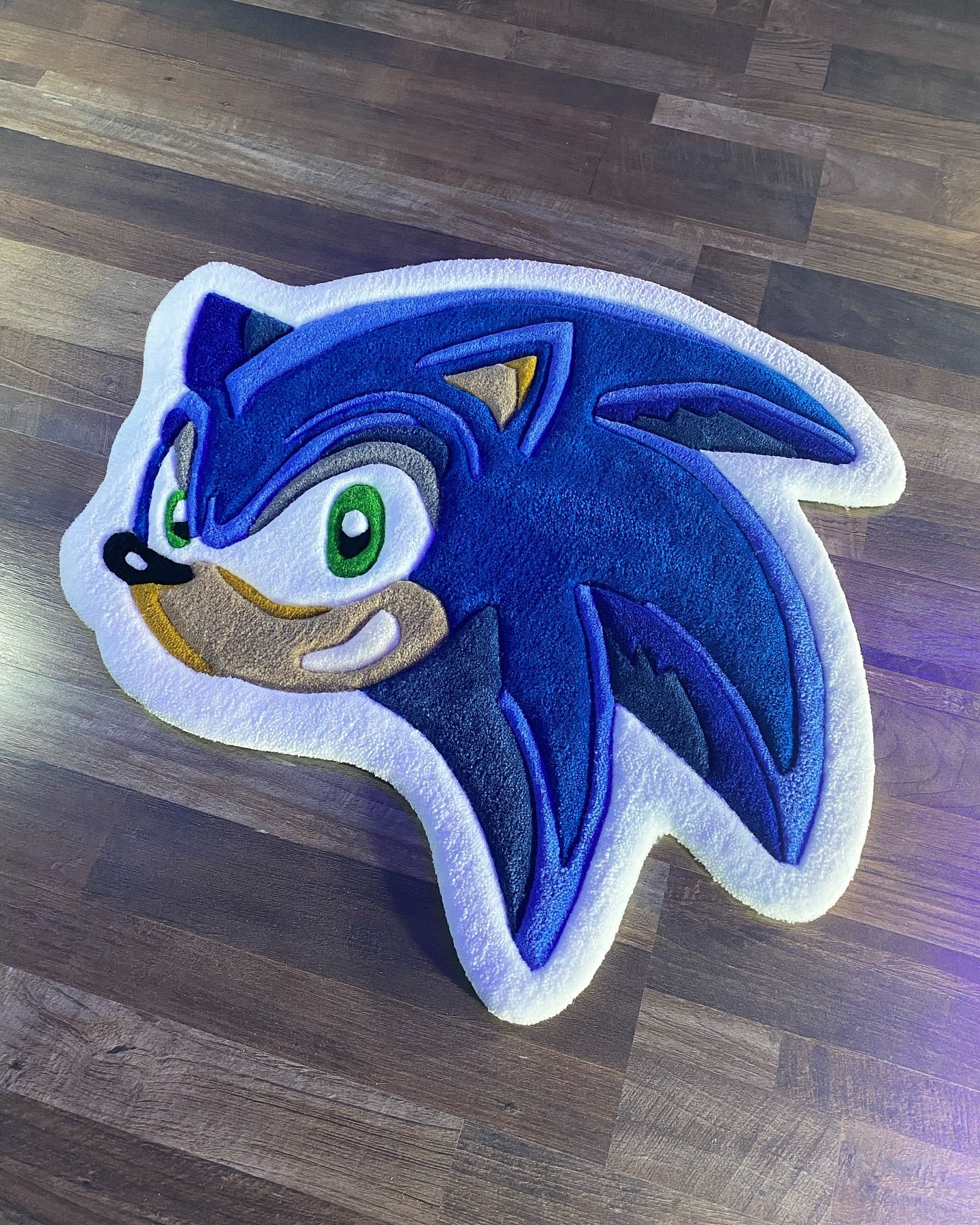 Sonic Hedgehog Custom Tufted Rug