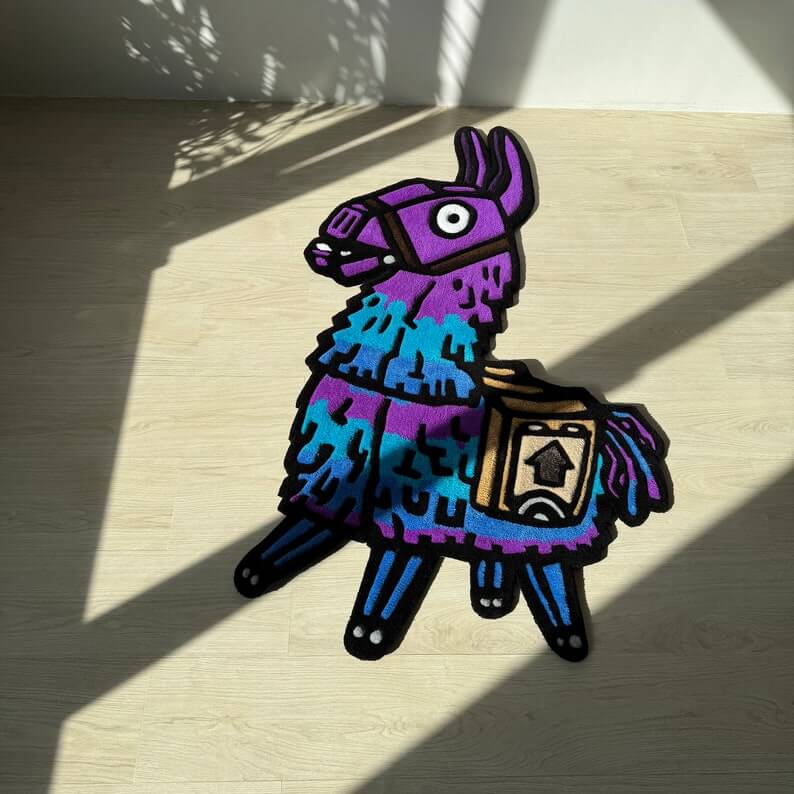 Fortnite Llama Tufted Rug