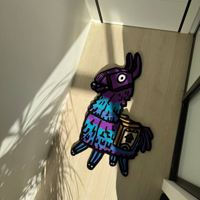 Fortnite Llama Tufted Rug