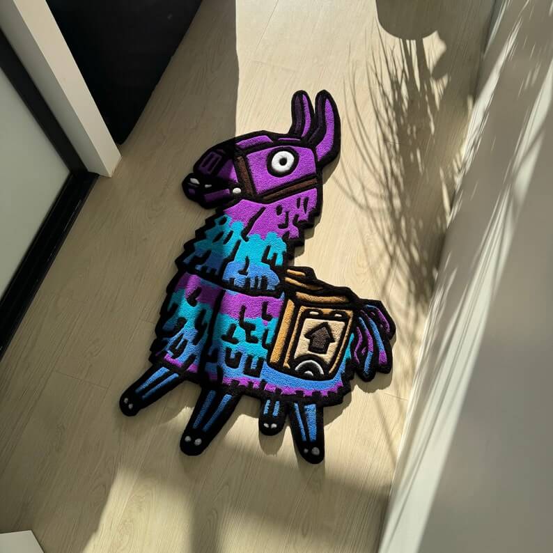Fortnite Llama Tufted Rug