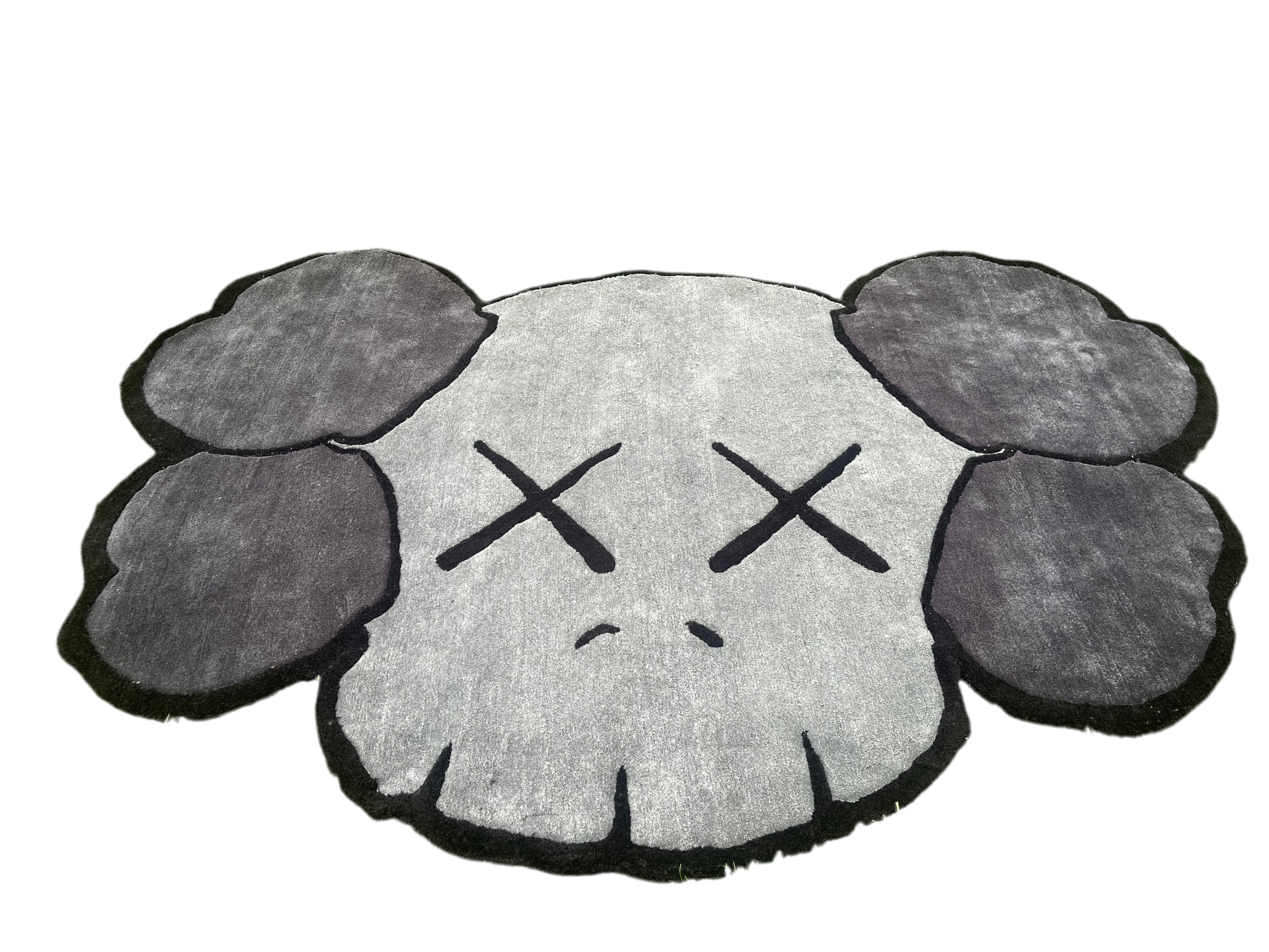 Grey Kaws Area Rug