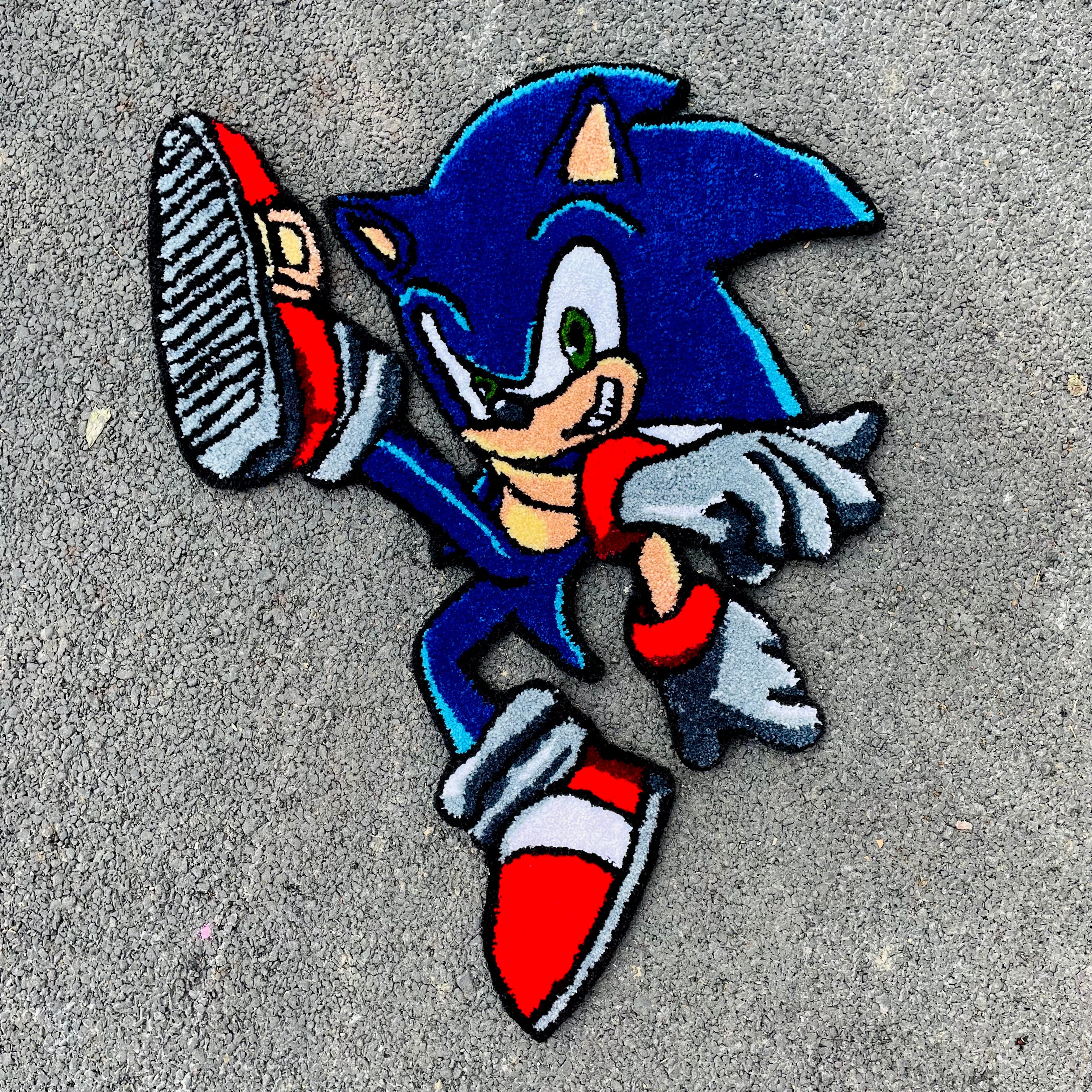 Sonic - The Hedgehog Tufted Rug