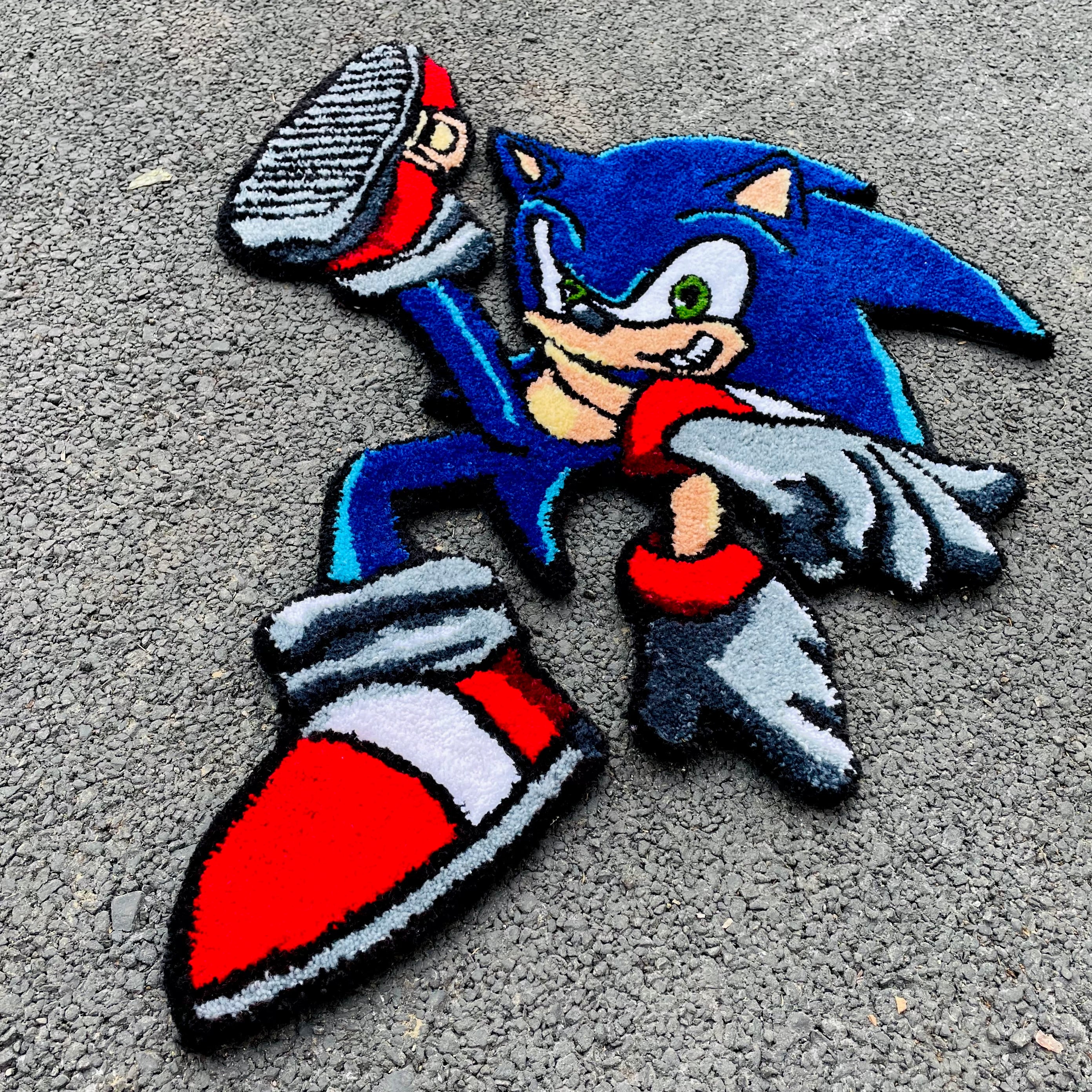 Sonic - The Hedgehog Tufted Rug