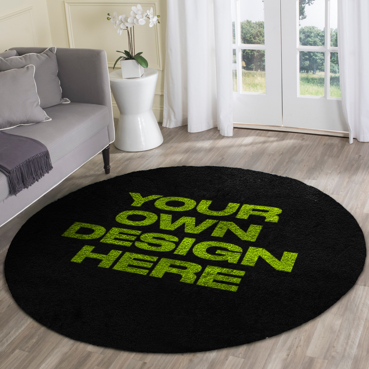 Custom Circular Rugs Buy Custom Round Rug And Personalize It with Your Own Design