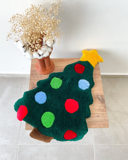 Christmas Tree Custom Tufted Rug 3