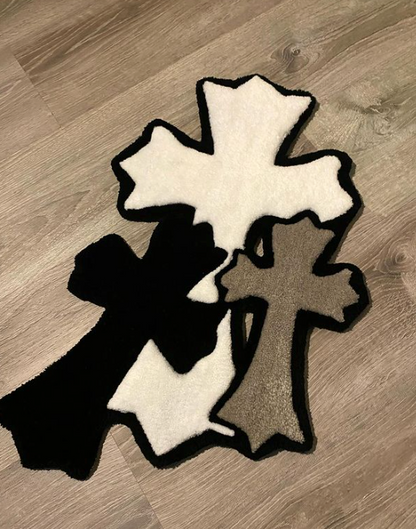 Chrome Hearts-Inspired Custom Tufted Rug 2