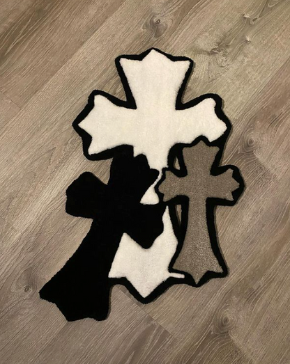 Chrome Hearts-Inspired Custom Tufted Rug 3