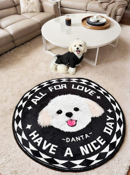 Custom Pet Round Rug 5