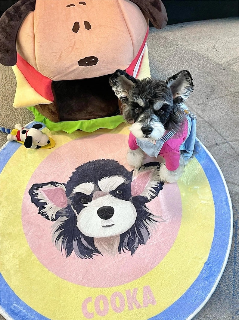 Custom Pet Round Rug 7