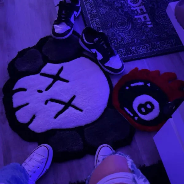 KAWS Inspired Custom Tufted Rug 3