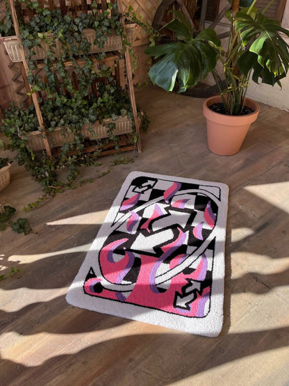 Uno Reverse Card Rug