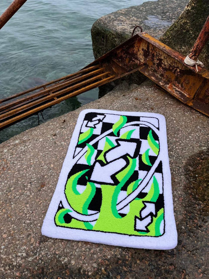 Uno Reverse Card Rug